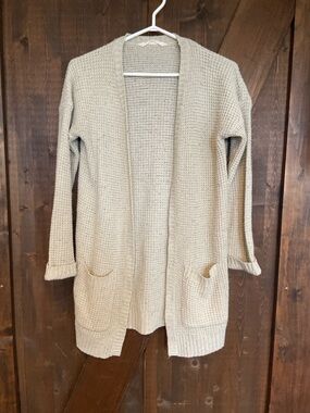 Bluenotes Waffle Knit Cardigan